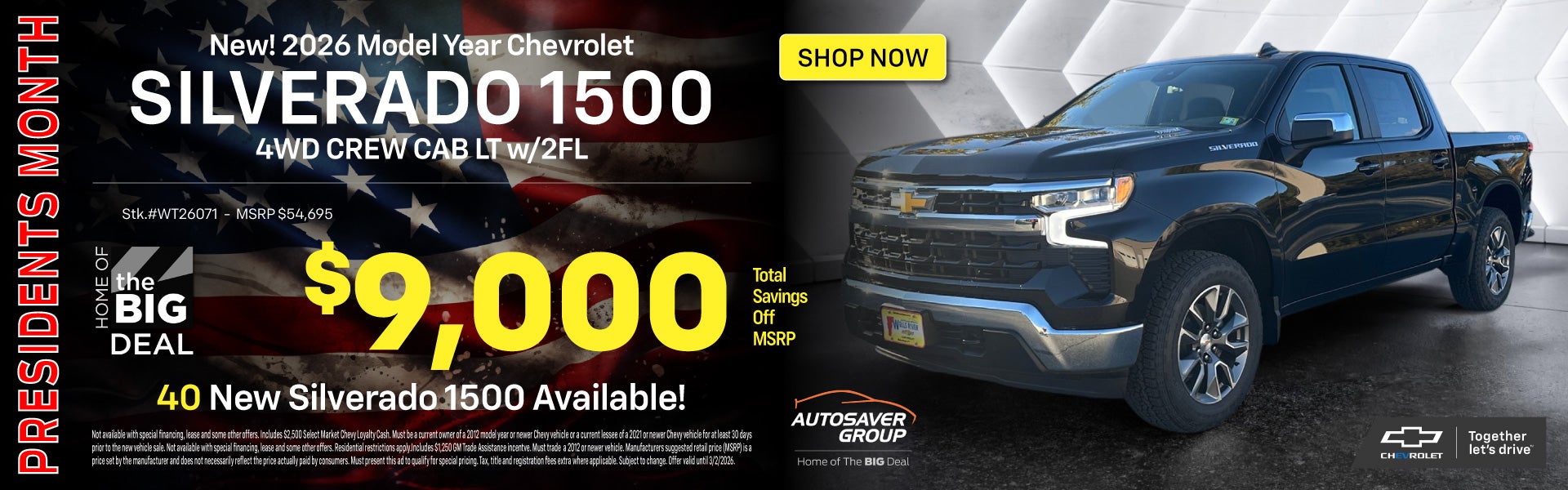 SHOP NEW CHEVROLET DEALS NEAR WELLS RIVER, VT