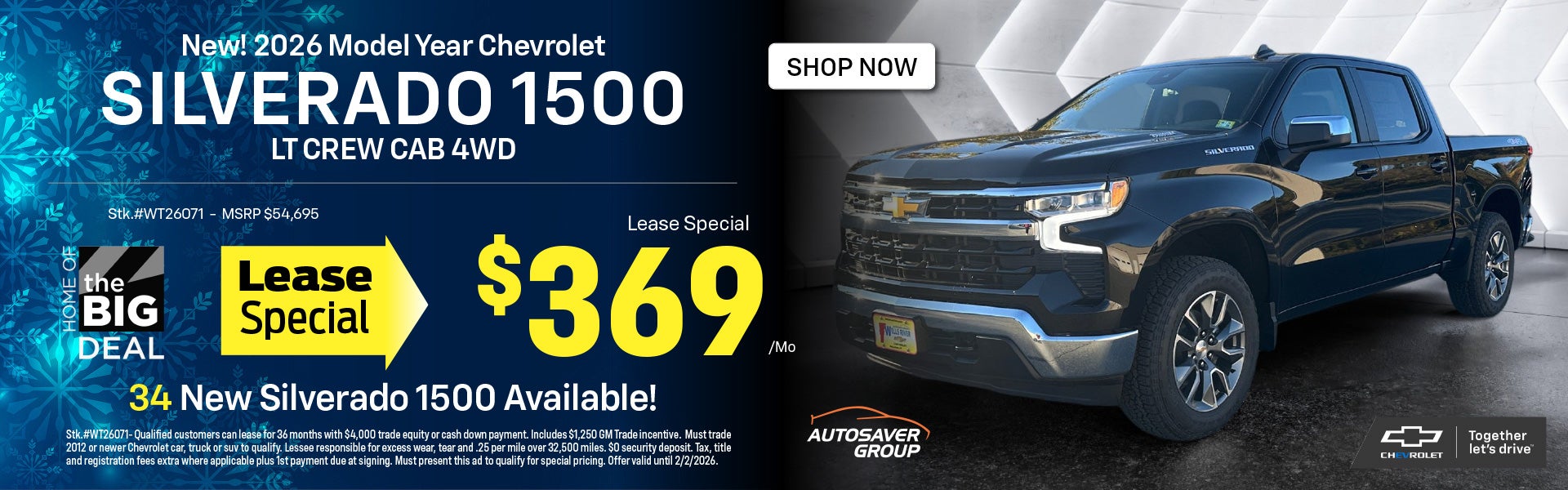 SHOP NEW CHEVROLET NEAR WELLS RIVER, VT