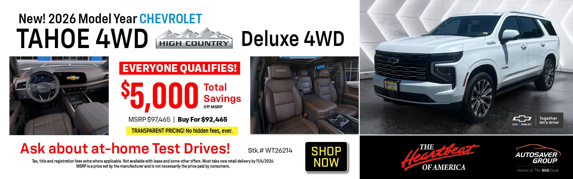 SHOP NEW CHEVROLET DEALS NEAR WELLS RIVER, VT