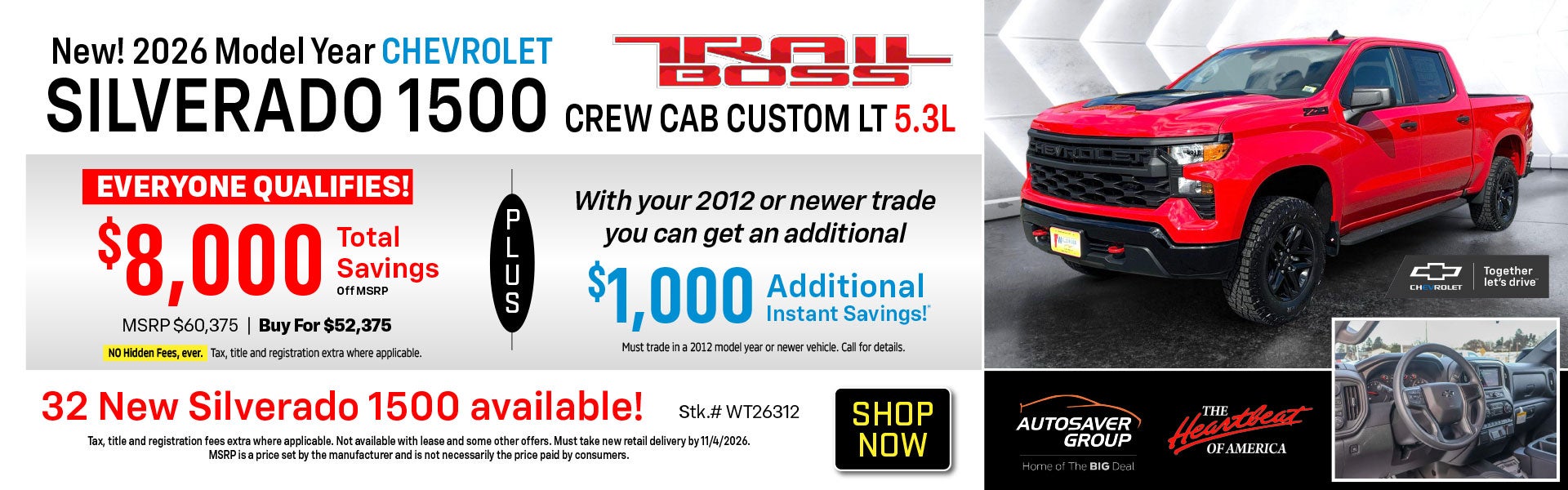 SHOP NEW CHEVROLET DEALS NEAR WELLS RIVER, VT
